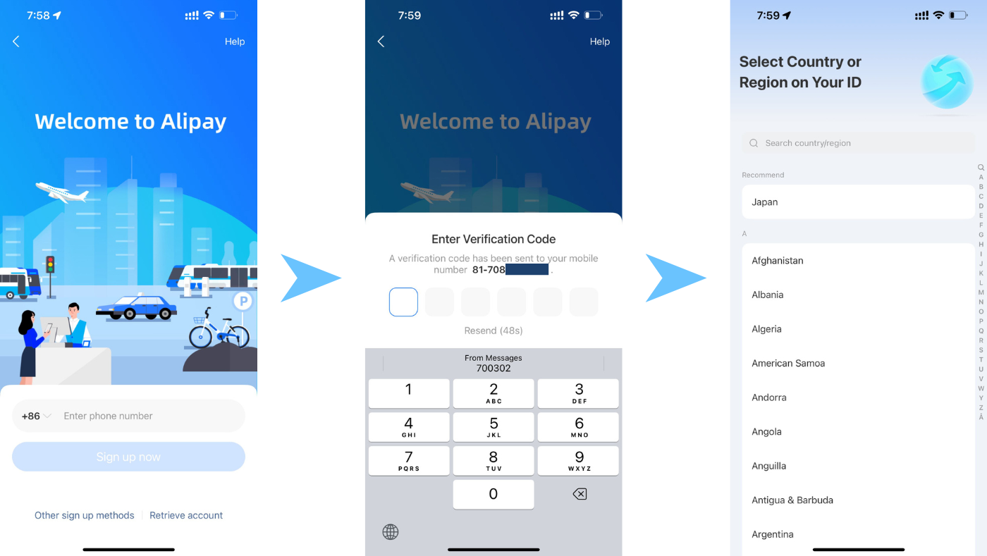 how to use Alipay