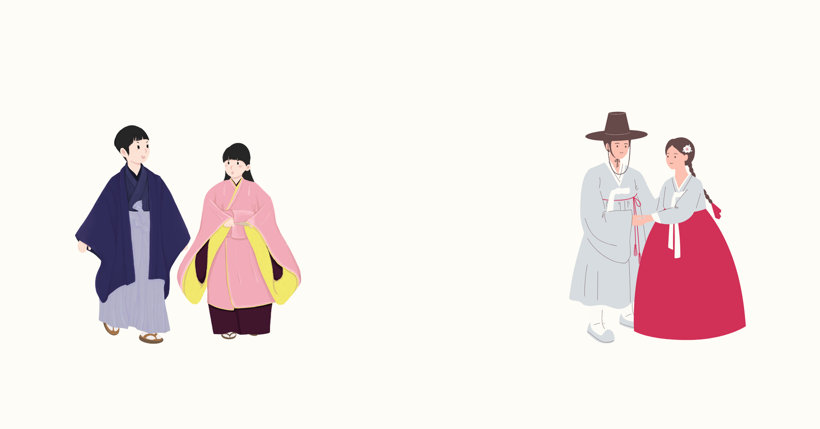 Read more about the article What are the differences between Kimono Hanfu and Hanbok